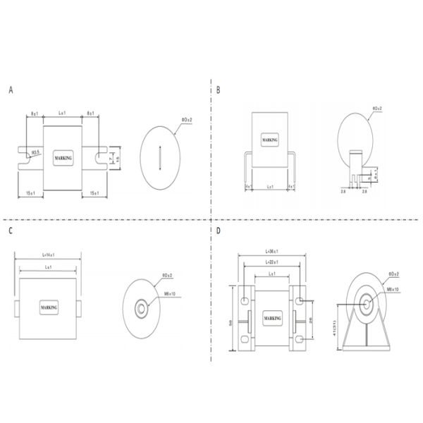 Cbb65-R AC Coupling Capacitor AC Polypropylene Film Power Supply Capacitor
