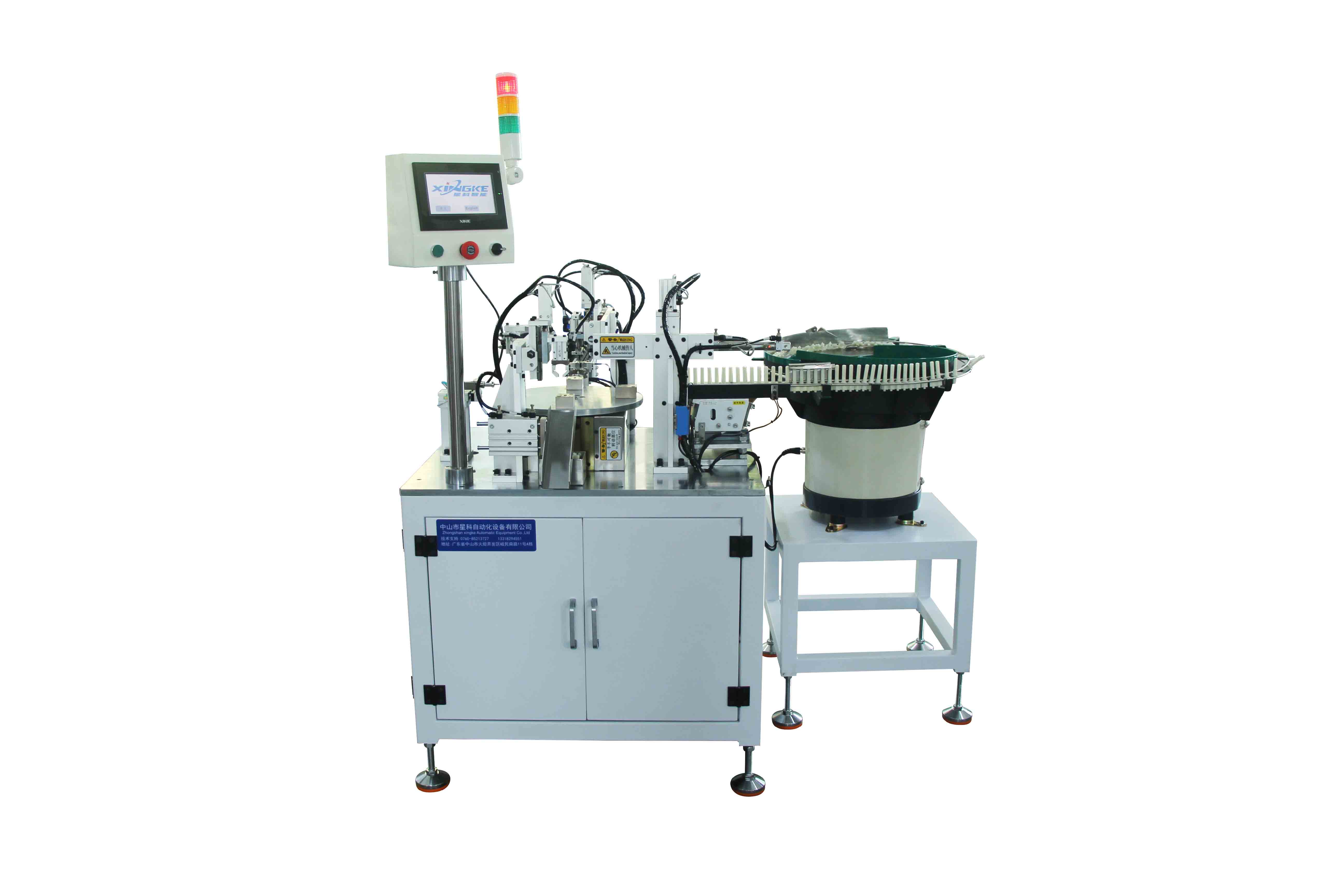 New High-precision Instrument Automatic Plastic base Nuts Long Valve Element Assembly Machine