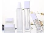 Smooth Neck Clear Empty Cosmetic Bottles 100ml Glass Lotion Bottle