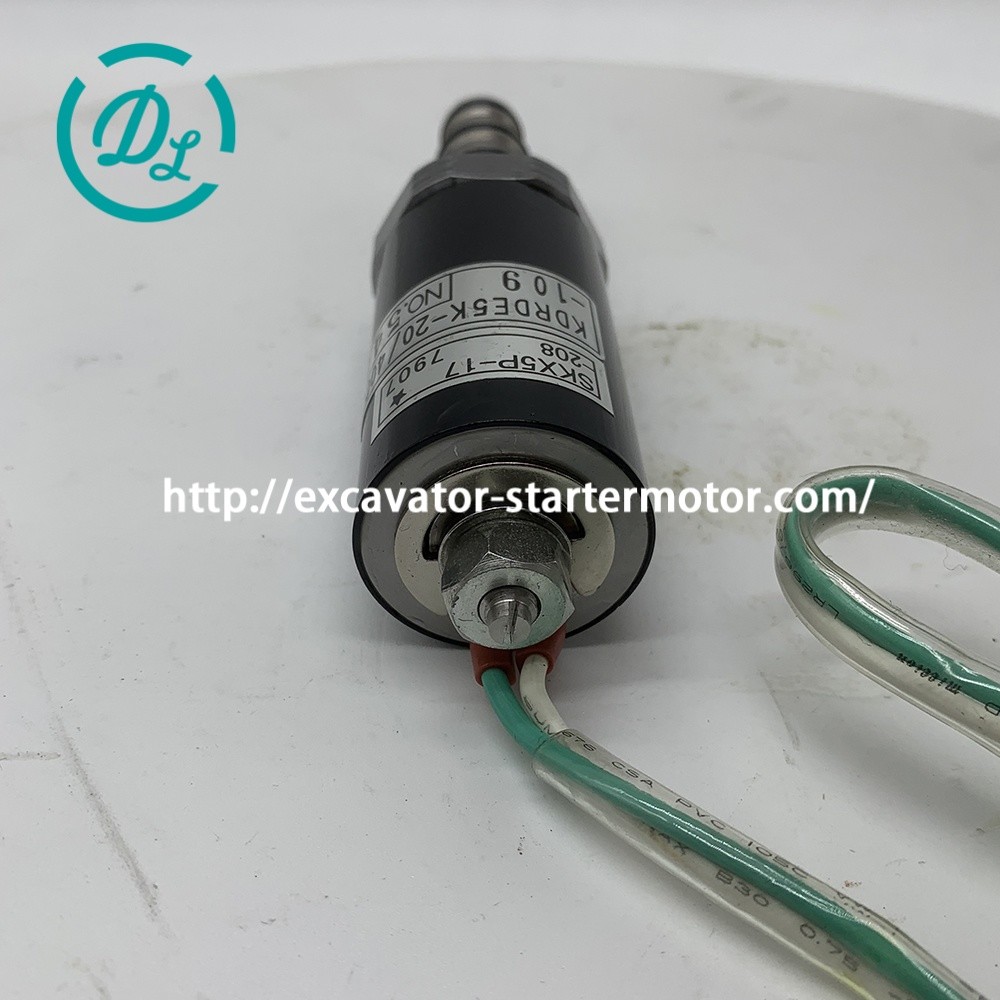Hydraulic Solenoid Valve KDRDE5K-20/40C07-109 Excavator R215-7 R215-9