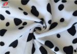 100% Polyester Minky Plush Fabric , 75D Yarn Count Printed Fabric For Home