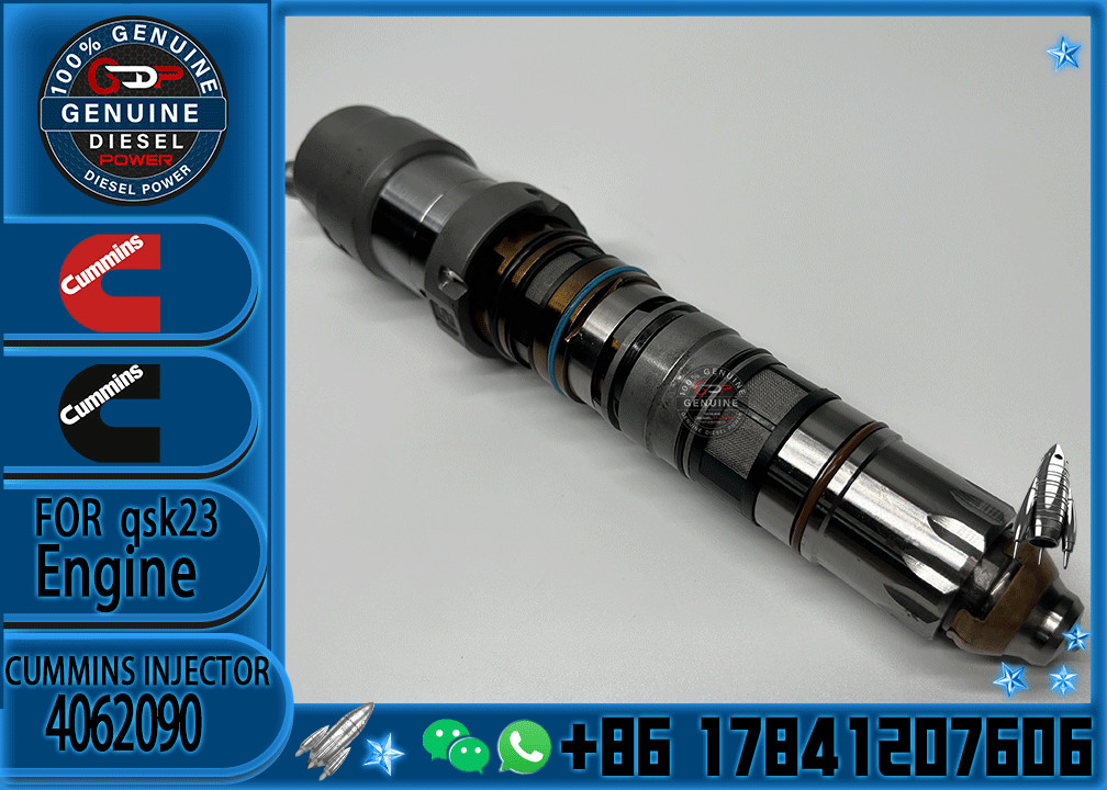 Huida original truck QSK23 engine parts common rail fuel injector 4077076 4902827 4062090 used in Cummins