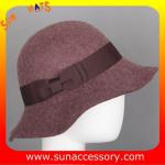 6090343 Sun Accessory customized winner fashion 100% wool felt clothe hats,