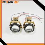 68W / 78W Original Base Car LED Headlight Kit Bi Led Projector Lens