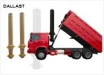 Single Acting Hydraulic Cylinder Long Stroke , Dump Truck Hydraulic Ram