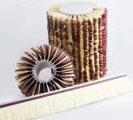 Customized Brush Roller With Sisal Sandpaper Strip Brush Polishing Brush For