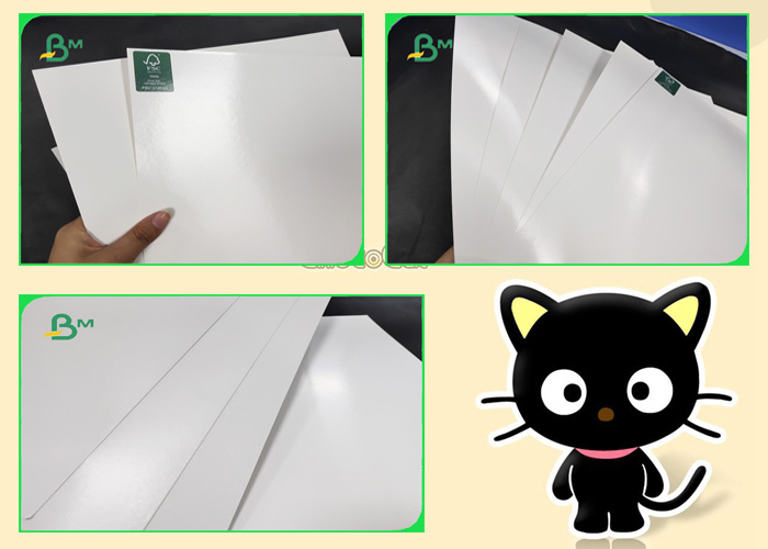 300g + 15g Ivory Board Sheets Coated With Polyethylene Anti Oil For Meal Box