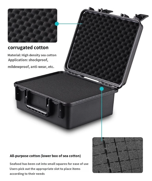 Heavy-Duty Plastic Tool Case with Custom Foam EA-2620H