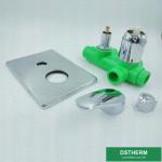 Five Ways Round Cover Ppr Mixer Shower Valve Cold Hot Water Balanced Valve