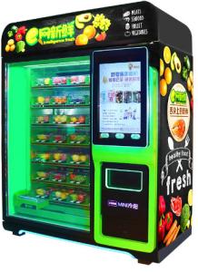 Wholesale fresh fruits and vegetables sala vending machine single-cabinet commercial selling from china suppliers