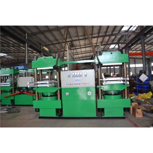 PLC Double Station Rubber Hydraulic Vulcanizing Machine