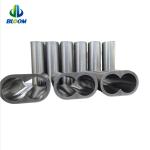 Twin Screw Plastic Extruder Parts Cobalt Nickel Alloy Barrel Liner For Lithium