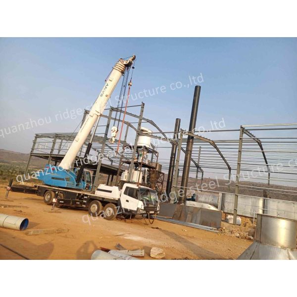 Construction Prefabricated Metail Car Garage Steel Structure Frame for Car Parking