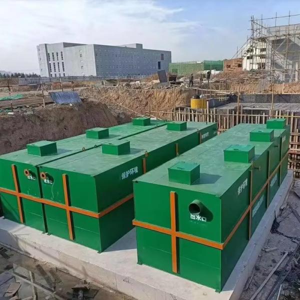 50-6000m3/d Mobile Containerized Sewage Treatment Plant For Plastic PET Washing