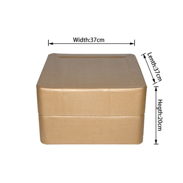 Versatile 6 Gallon Square Fiber Drum Secure Fibre Storage Drums For Chemical Powders