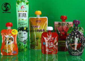 Wholesale Food Grade Laminated Material Stand Up Pouch Bags for Juice Packaging Multi Sizes from china suppliers