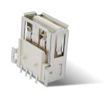 SMT PCB USB Female Type A Smd Connector 4 Pin Type 2.0 Socket Copper Jack​