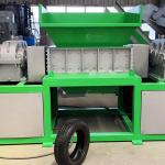 Industrial Double Shaft Shredder for Plastic and Wood Pallets Video Inspection