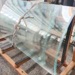 Top Grade 4-12mm Silk Screen Printing Curved Glass with Customized Logo