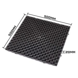 China Interlocking HDPE Green Black Drainage Board for Water Management and Easy Installation on sale