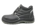 Natural Rubber Outsole Leather Work Boots , Office Safety Shoes Metal Steel