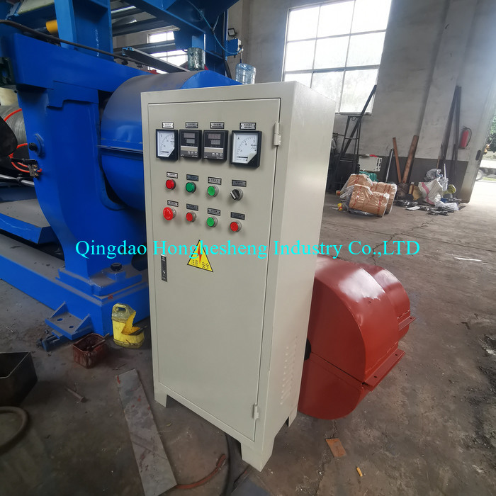 Two Roll Rubber Mixing Mill Electrical Heated 50~60 HRC