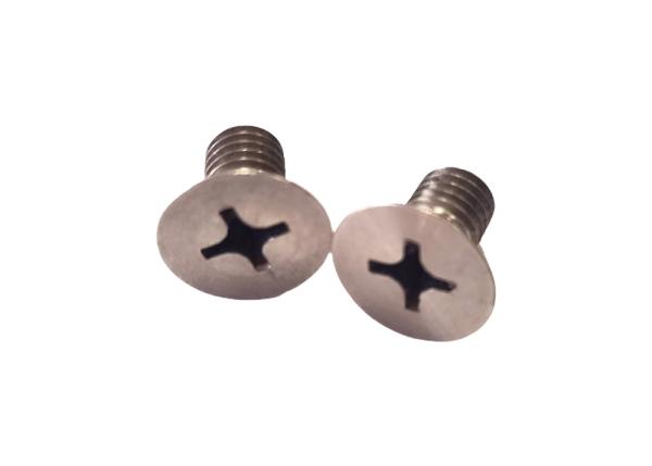 Customized High Quality Titanium Countersunk Cross Screw Titanium Flat Head