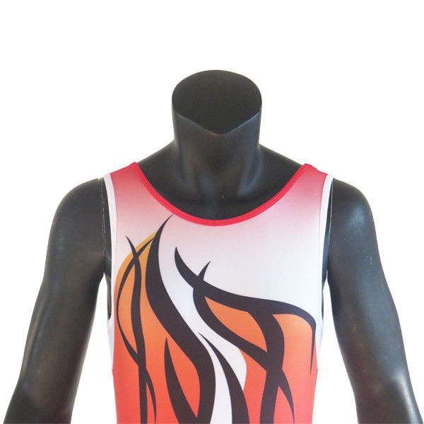 2020 Design Sleeveless Gymnastics Leotards , Sublimation Gymnastics Competition Leotards