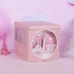 OEM ODM Birthday Wedding Tall Transparent Cake Box