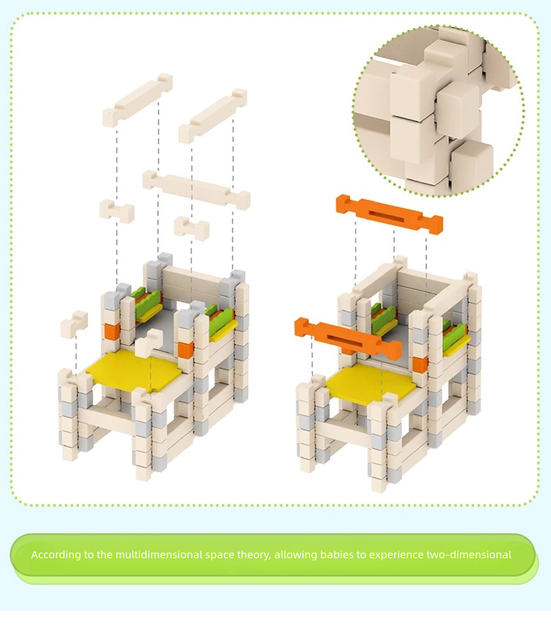 Children Learning Toys Building Block Educational Diy Mortise and Tenon Building Blocks Montessori Kids Stacking Wooden Toy