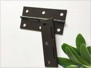 Wholesale Brown Color Heavy Duty Gate Hinges Fixed Pin Water Proof Small Size from china suppliers