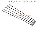 10"Tungsten Carbide Grit Rod for Clearing Porcelain,Cutting Tiles