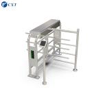 Supermarket Waist Height Turnstile Automatic 304 Stainless Steel