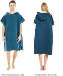 Wholesale Custom Logo Quick Dry Microfiber Surf Fast Dry Hooded Poncho Towel For