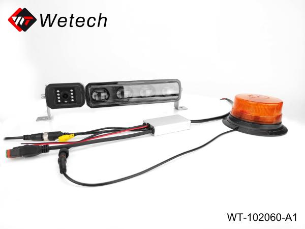 Forklift Safety 360 Degree Camera 4 Side Driving Recorder Wide View Truck Blind