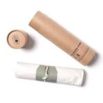 Cardboard Candle Tube Packaging Gift Box With Lid Cylinder Custom Printing