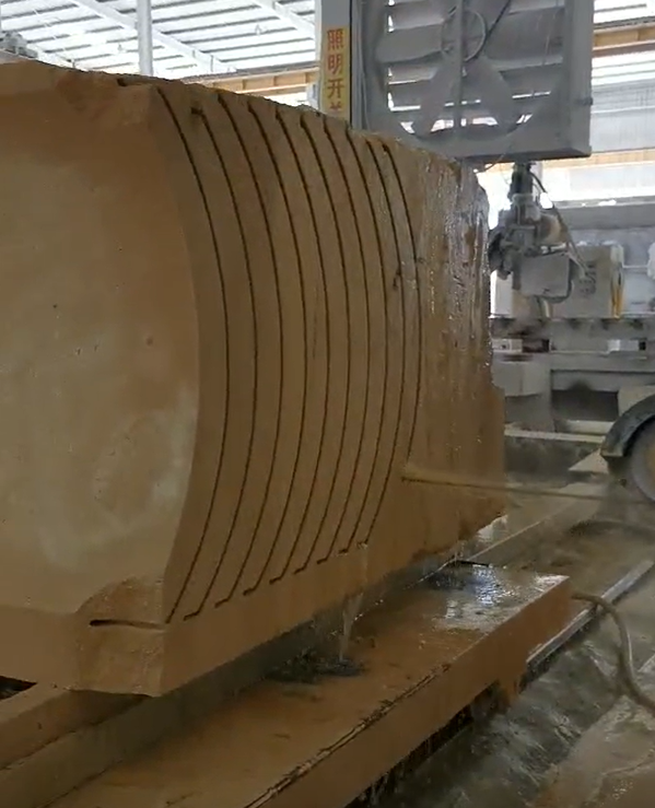 CNC Diamond Wire Saw Machine 11KW For Shapes Block Cutting