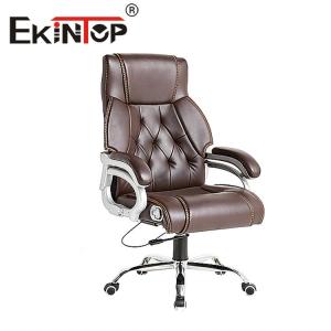 China Durable Leather Massage Office Chair Swivel Brown Leather Executive Chair on sale