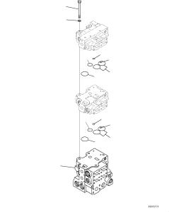 Wholesale 723-63-24100 7236324100 For Komatsu D65EX-15 D65EX-15E0 D65PX-15 D65PX-15E0 D65WX-15E0 BULLDOZERS Hydraulic Main Control Valve Construction Machinery from china suppliers