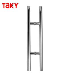 Wholesale Door Window Handles Double Sided Sliding Glass Door Handle for Bathroom Steel Shower Room from china suppliers