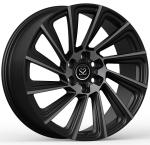 20x9.0/ET32/21/5x112/66.6 Twins Style Forged Rims Gloss Black For Audi Allroad