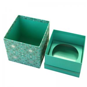 Wholesale Luxury Customized Handmade Gift Paper Box Packaging , Blue Foldable Paper Jewel Case ​  ​​ from china suppliers