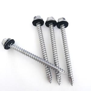 Wholesale AISI 410 Type 17 Roofing Screws , ANSI Hex Washer Head Self Driving Screw SUS410 Inox from china suppliers