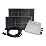 Silver Micro Grid Tie Inverter 700W Aluminum Alloy Wvc Micro Inverter