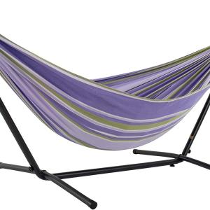 Wholesale Portable Free Standing Double Hammock With Stand For Outdoor Activity In Qingdao Port from china suppliers