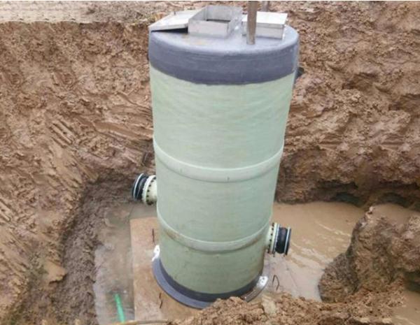Industrial & Commercial City Construcion Sewage FRP Integrated Wastewater Lift