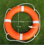 Orange Plastic Life Buoy Inflatable Boat Accessories with SOLAS 1974/1996