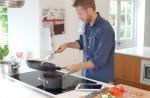 Mirror Silver Printing 9200W 5 Burner Electric Hob