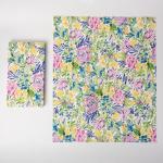 Compostable Colorful Flower Paper Napkin Food Grade Custom