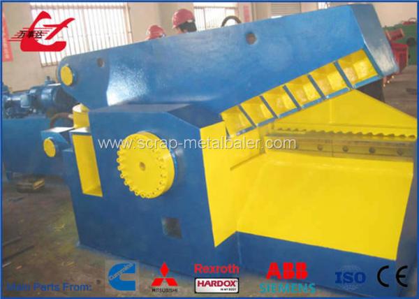 400 Ton Heavy Duty Scrap Metal Cutting Machine , Alligator Style Scrap
